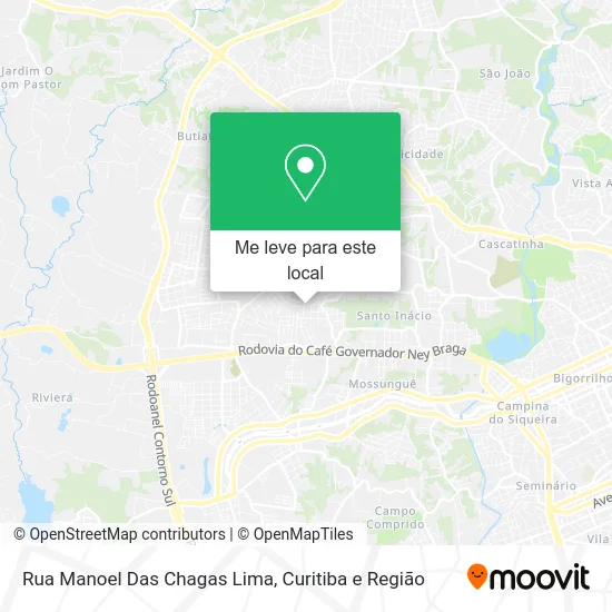 Rua Manoel Das Chagas Lima mapa