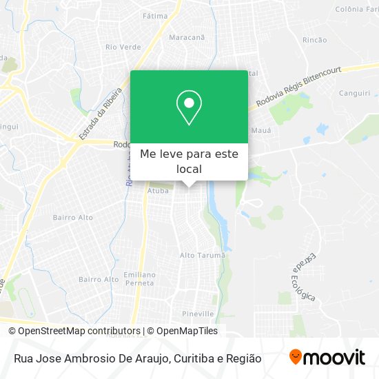 Rua Jose Ambrosio De Araujo mapa