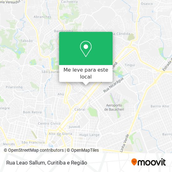 Rua Leao Sallum mapa