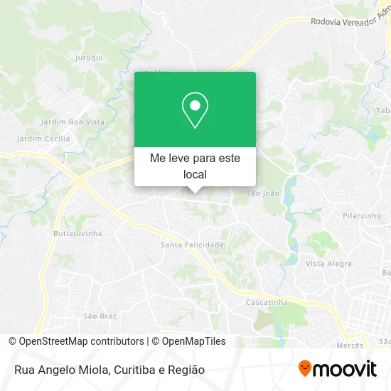 Rua Angelo Miola mapa