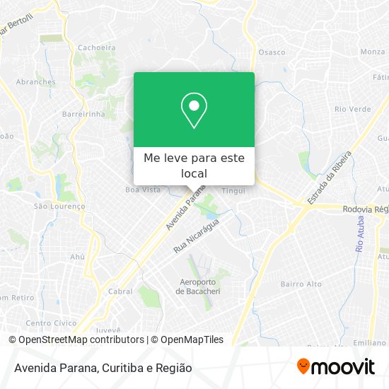Avenida Parana mapa