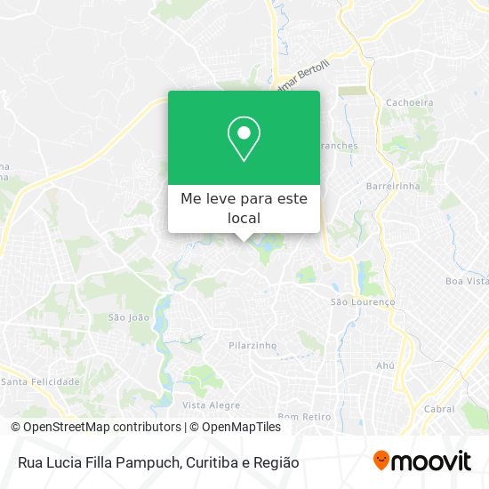 Rua Lucia Filla Pampuch mapa