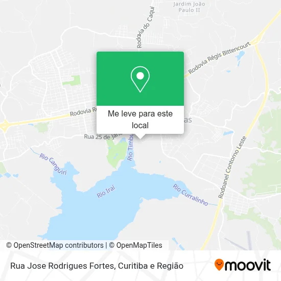 Rua Jose Rodrigues Fortes mapa