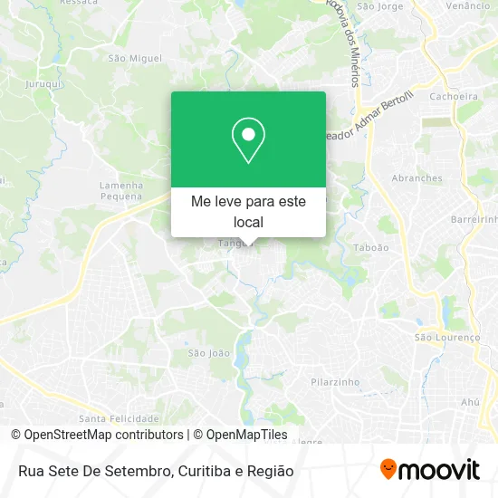 Rua Sete De Setembro mapa