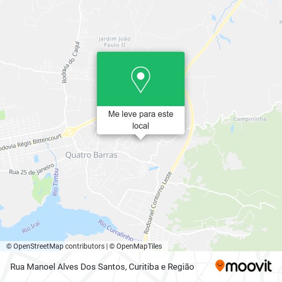 Rua Manoel Alves Dos Santos mapa