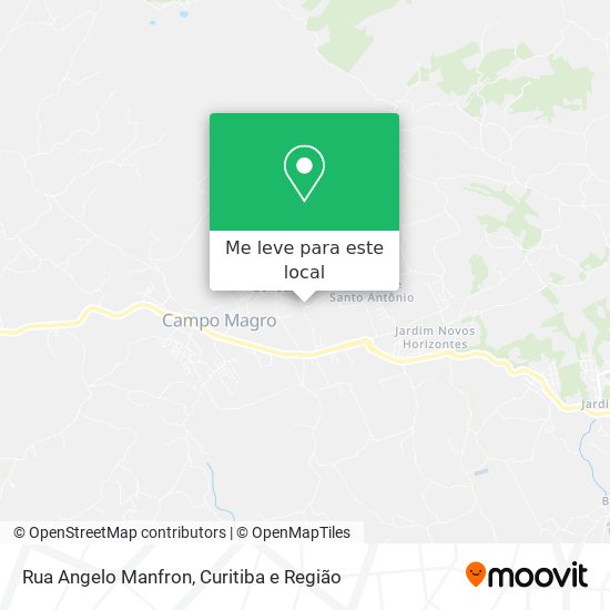 Rua Angelo Manfron mapa
