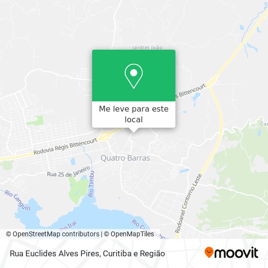 Rua Euclides Alves Pires mapa