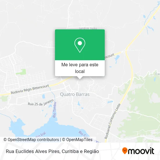 Rua Euclides Alves Pires mapa