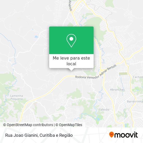 Rua Joao Gianini mapa