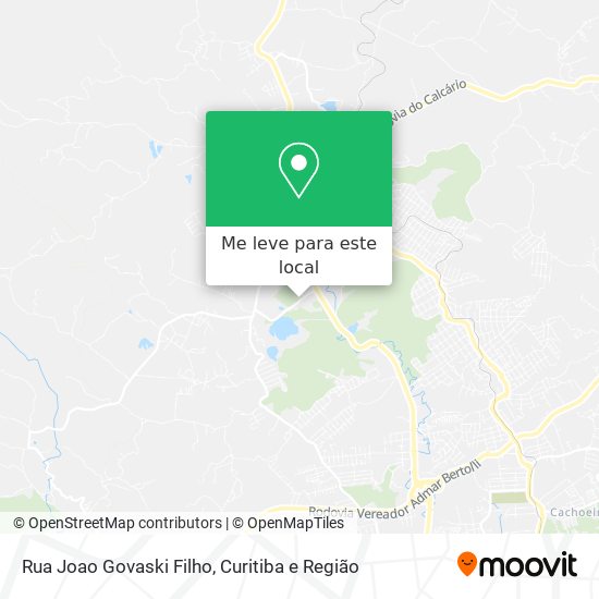 Rua Joao Govaski Filho mapa