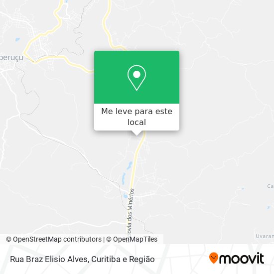 Rua Braz Elisio Alves mapa