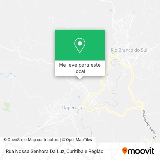 Rua Nossa Senhora Da Luz mapa