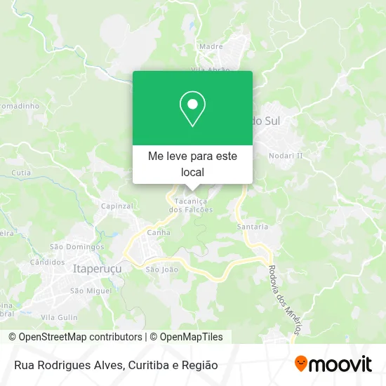 Rua Rodrigues Alves mapa
