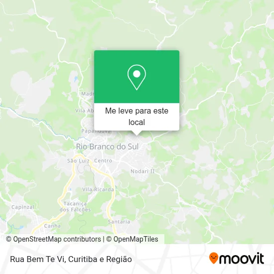 Rua Bem Te Vi mapa