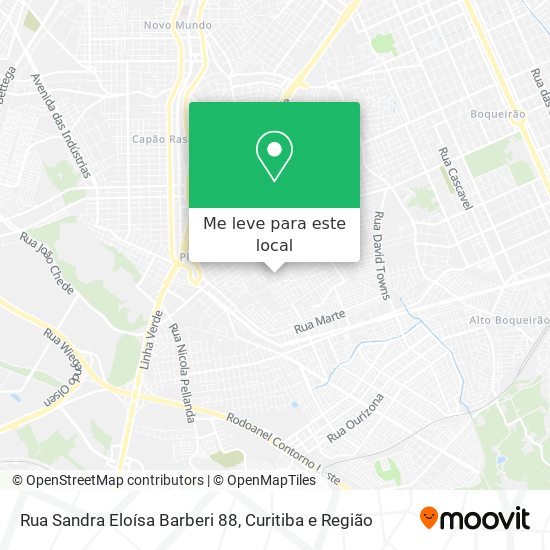 Rua Sandra Eloísa Barberi 88 mapa