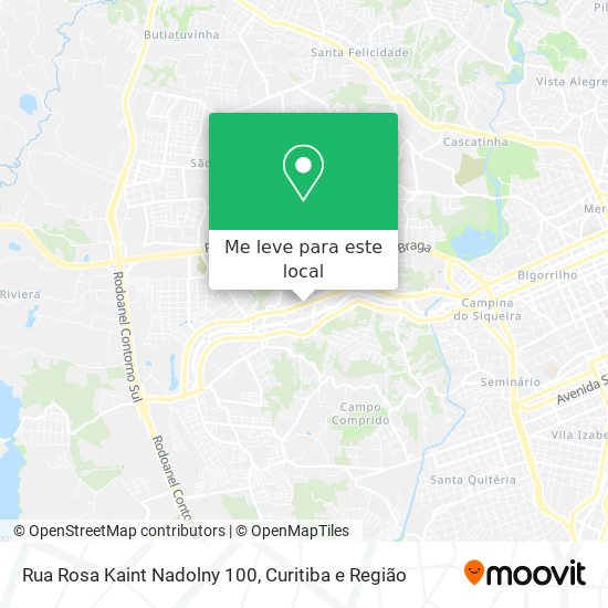 Rua Rosa Kaint Nadolny 100 mapa