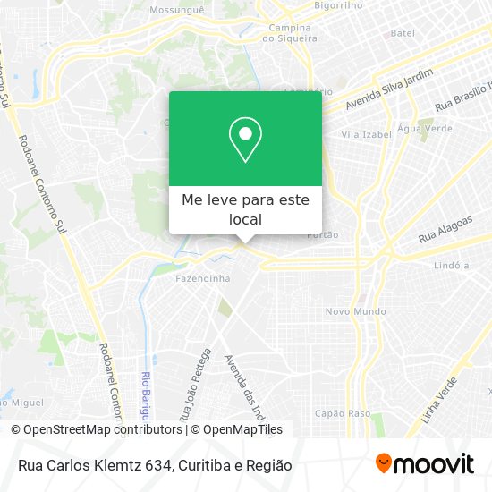 Rua Carlos Klemtz 634 mapa