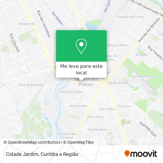 Cidade Jardim mapa