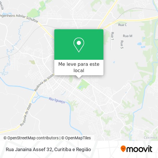 Rua Janaina Assef 32 mapa