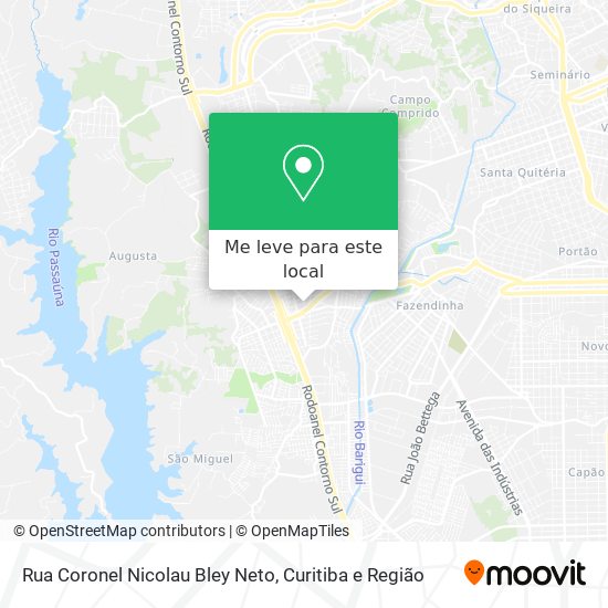 Rua Coronel Nicolau Bley Neto mapa
