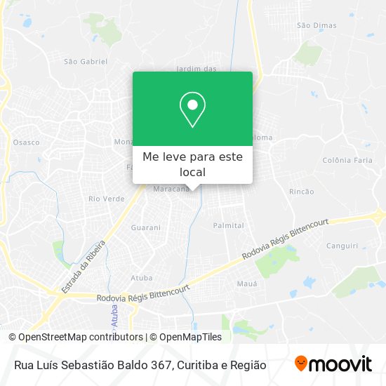 Rua Luís Sebastião Baldo 367 mapa