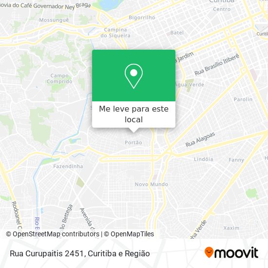 Rua Curupaitis 2451 mapa