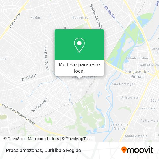 Praca amazonas mapa