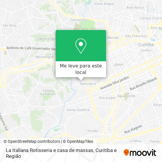 La Italiana Rotisseria e casa de massas mapa
