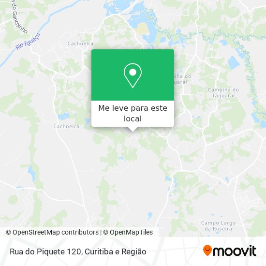 Rua do Piquete 120 mapa