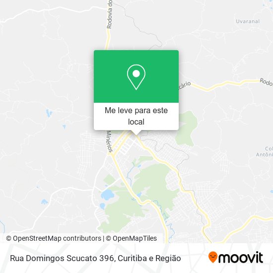 Rua Domingos Scucato 396 mapa