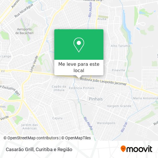 Casarão Grill mapa