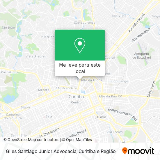 Giles Santiago Junior Advocacia mapa