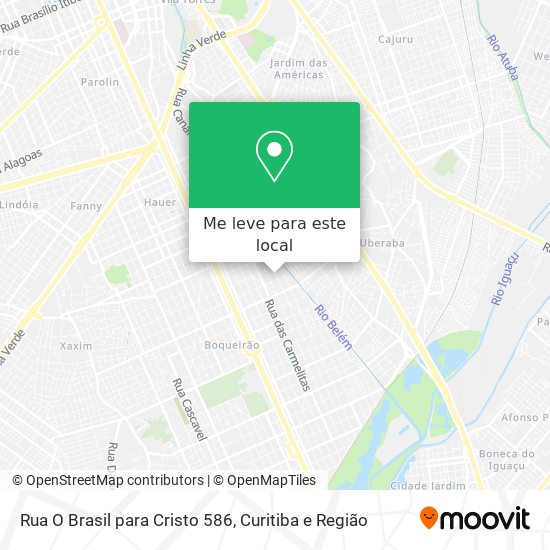 Rua O Brasil para Cristo 586 mapa