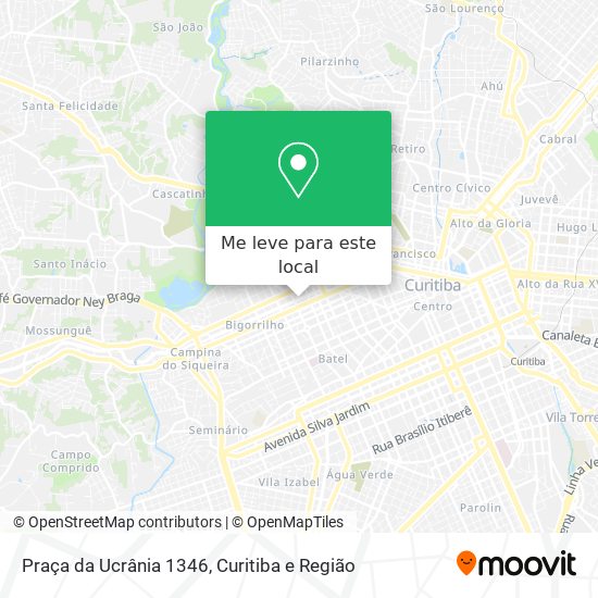 Praça da Ucrânia 1346 mapa