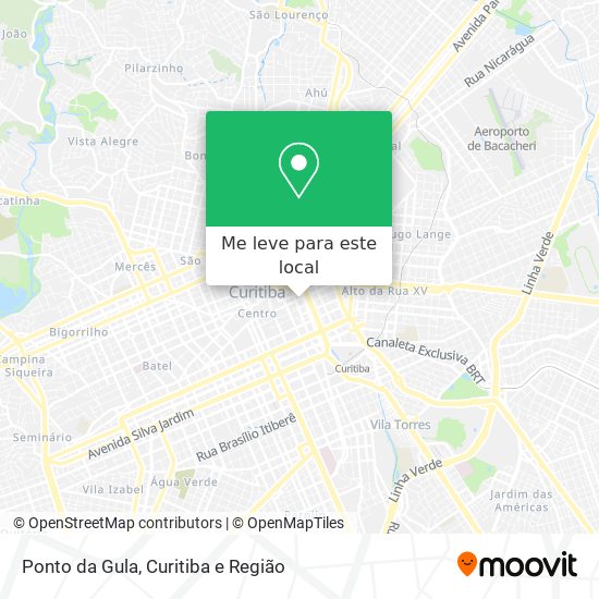 Ponto da Gula mapa