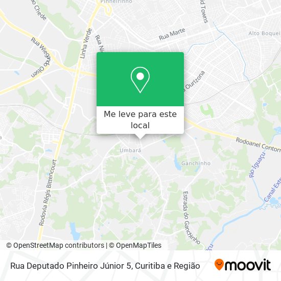 Rua Deputado Pinheiro Júnior 5 mapa