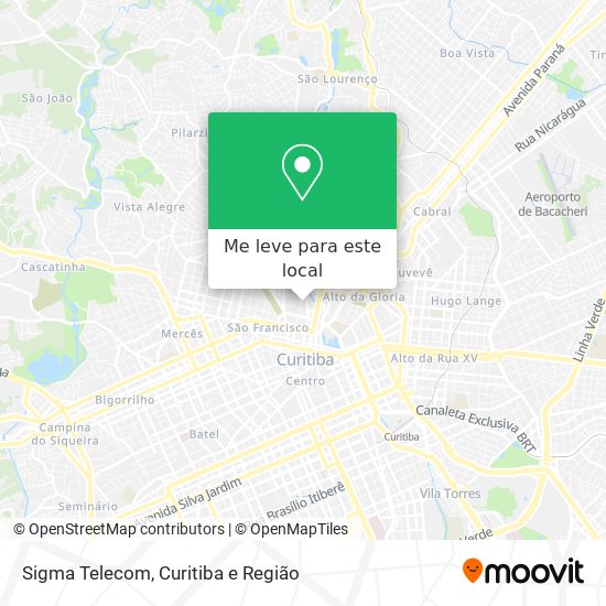Sigma Telecom mapa