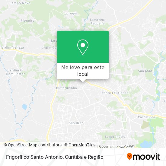 Frigorífico Santo Antonio mapa