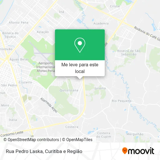 Rua Pedro Laska mapa