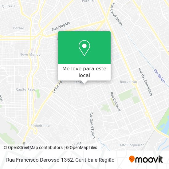 Rua Francisco Derosso 1352 mapa
