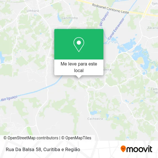 Rua Da Balsa 58 mapa