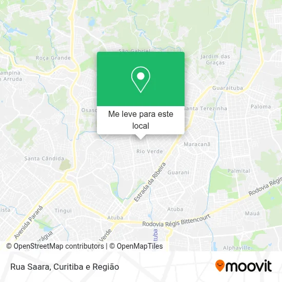 Rua Saara mapa
