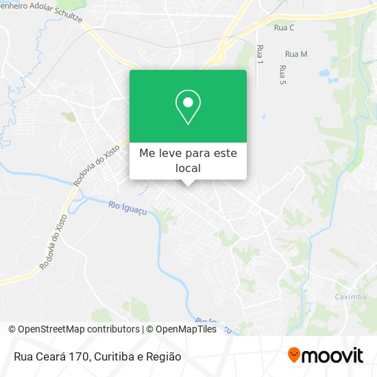 Rua Ceará 170 mapa