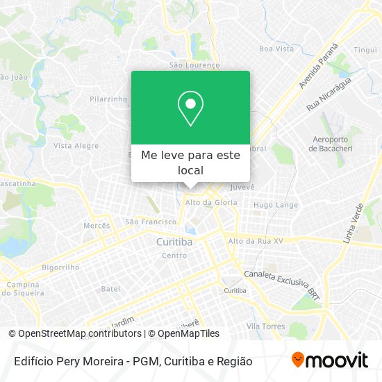 Edifício Pery Moreira - PGM mapa