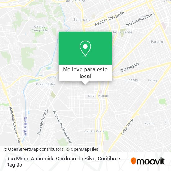 Rua Maria Aparecida Cardoso da Silva mapa