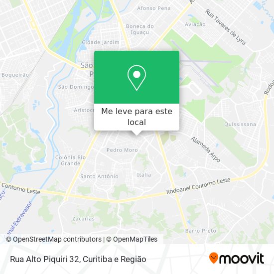 Rua Alto Piquiri 32 mapa