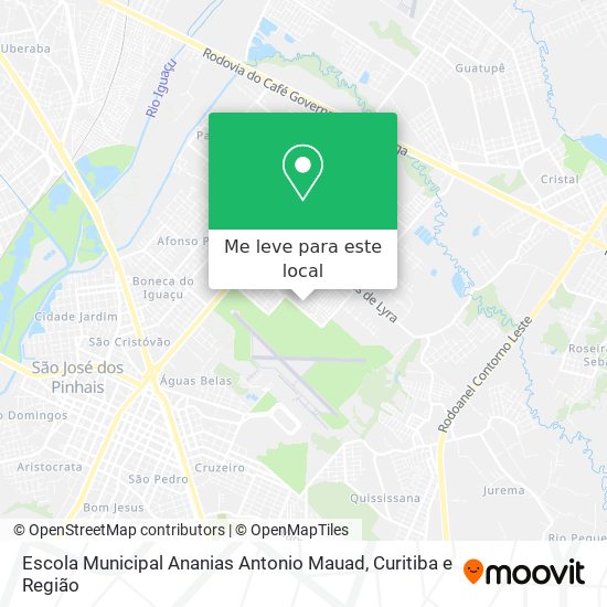 Escola Municipal Ananias Antonio Mauad mapa