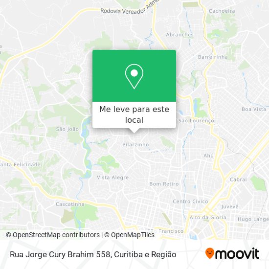 Rua Jorge Cury Brahim 558 mapa