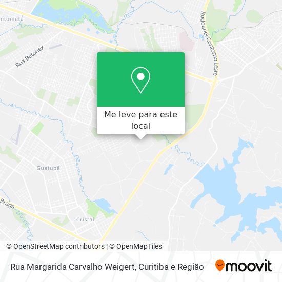 Rua Margarida Carvalho Weigert mapa