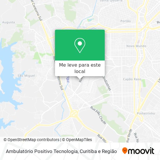 Ambulatório Positivo Tecnologia mapa